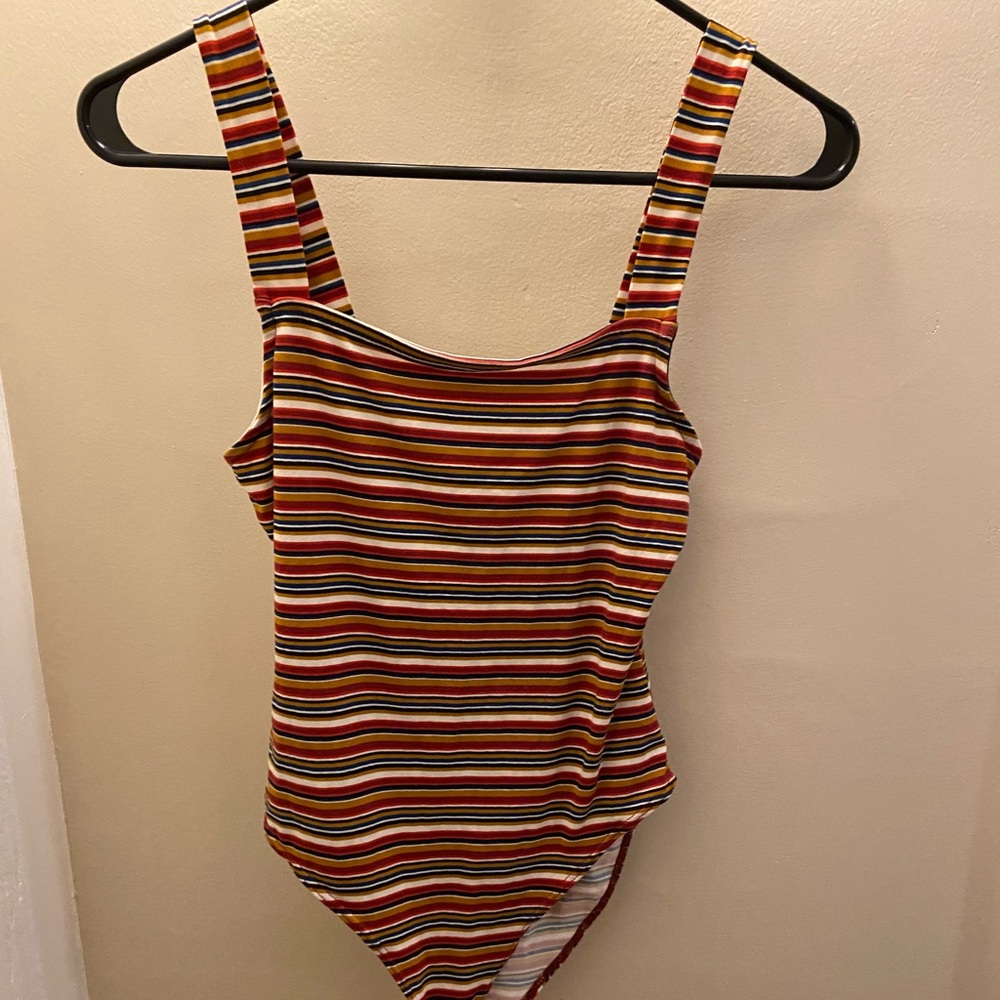 Forever 21 striped bodysuit